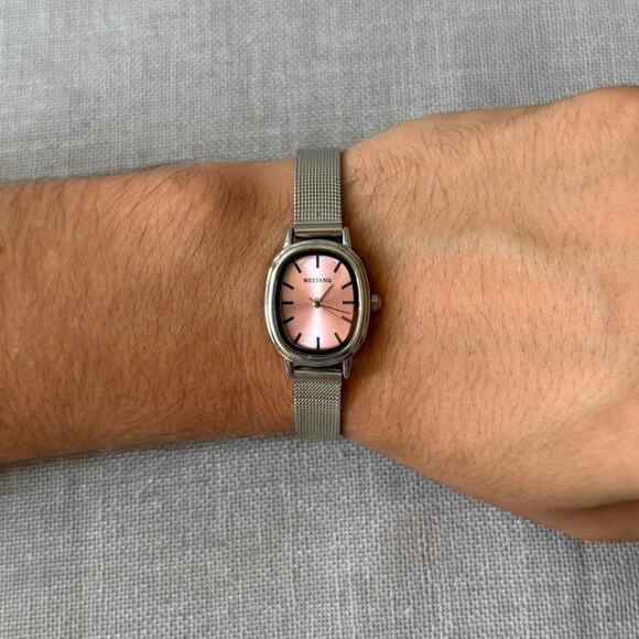 Elegant silver watch classic analogue MENS2 - Picture 3 of 4